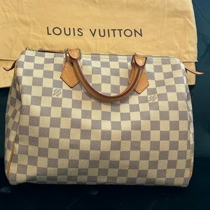Louis Vuitton Speedy 30 Damier Azur, excellent condition. With dust bag